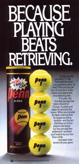 1982 Penn 4 Ball Can